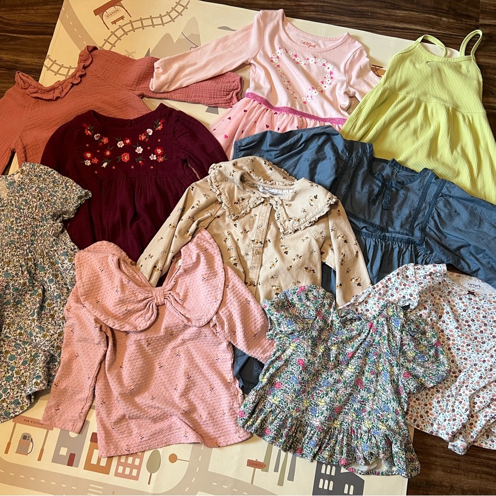 Zara Kids Blouses in Pink, Yellow, Blue, and Cream
